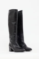 Miu Miu Leather Pointed Boot