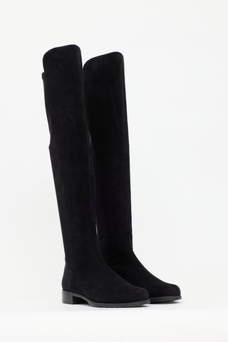 Stuart Weitzman Suede 5050 Over The Knee Boot