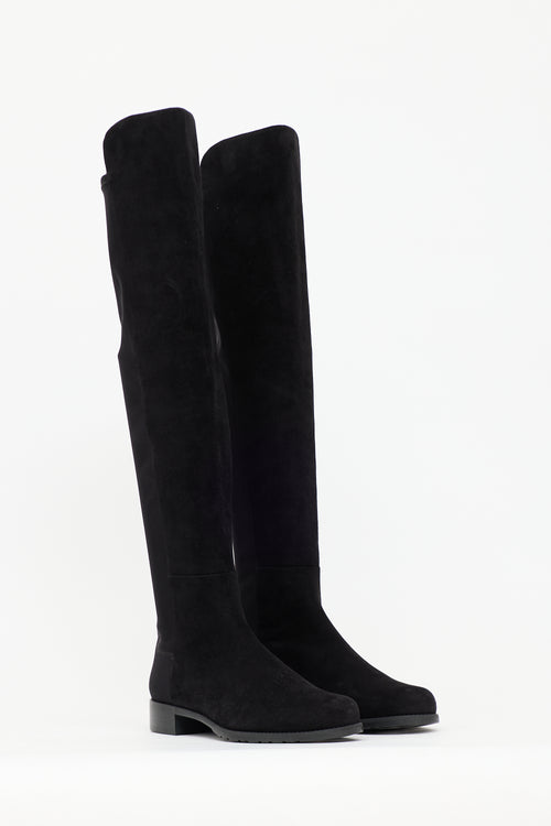 Stuart Weitzman Suede 5050 Over The Knee Boot