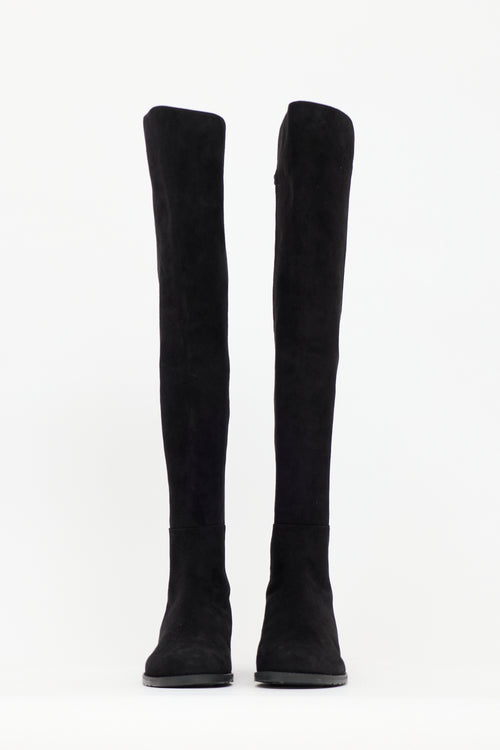 Stuart Weitzman Suede 5050 Over The Knee Boot