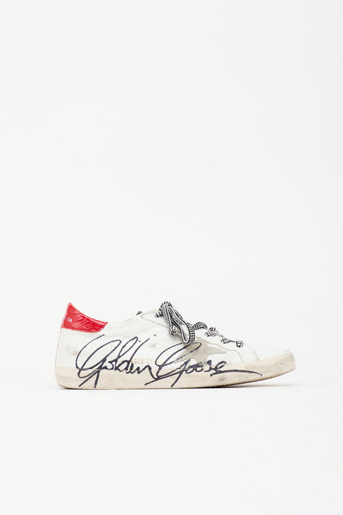 Golden Goose Cracked Super Star Sneaker