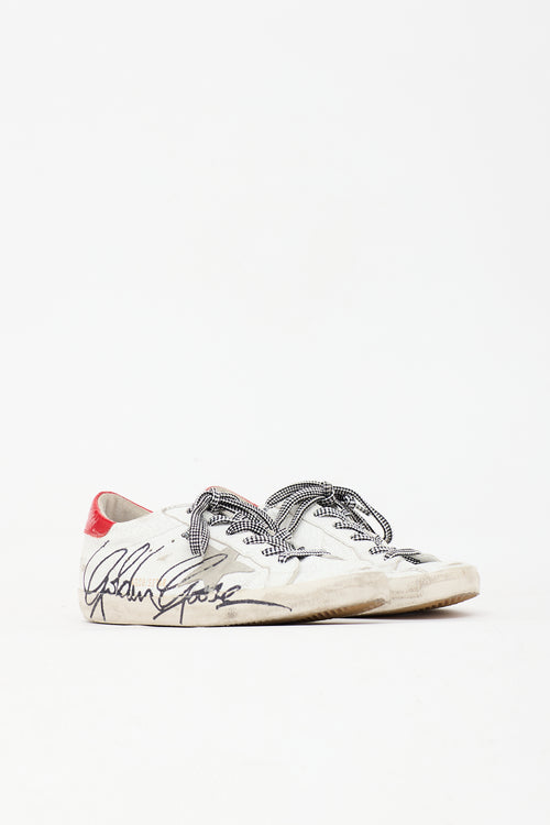 Golden Goose Cracked Super Star Sneaker