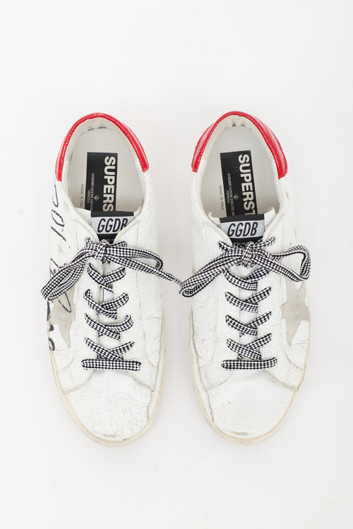 Golden Goose Cracked Super Star Sneaker