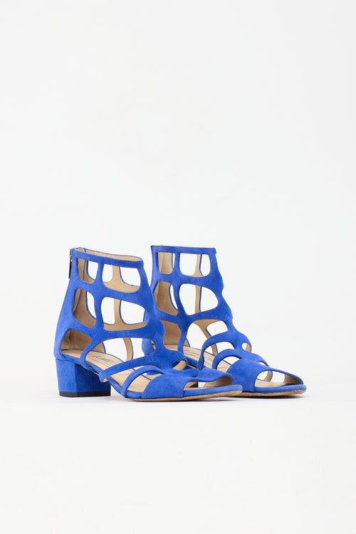 Jimmy Choo Suede Ren 35 Sandal