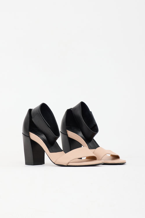 Chloé Leather Two Tone Sandal
