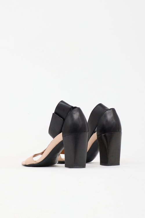 Chloé Leather Two Tone Sandal