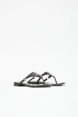 Chanel Leather CC Sandal