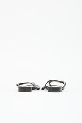 Chanel Leather CC Sandal
