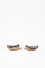 Chanel Leather CC Sandal