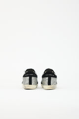 Golden Goose Glitter & Suede Super Star Sneaker