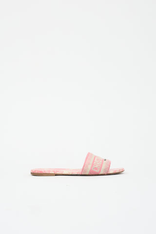 Dior Embroidered Dway Slide