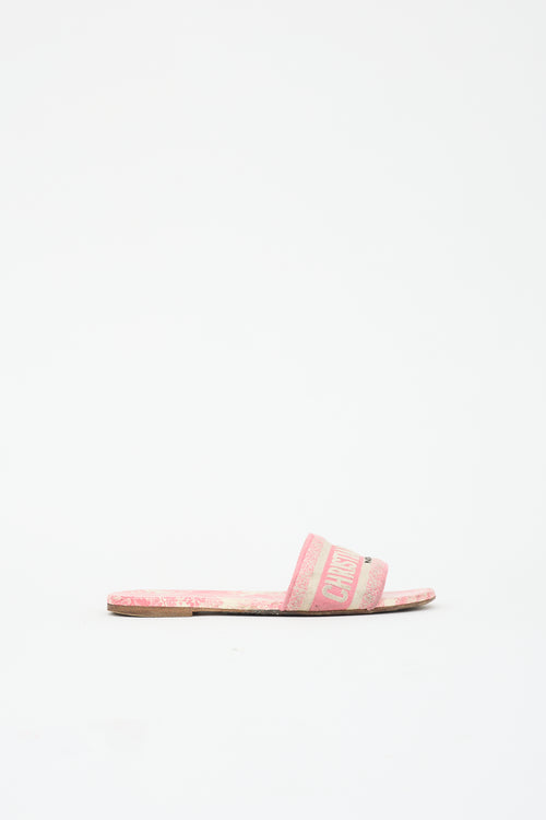 Dior Embroidered Dway Slide
