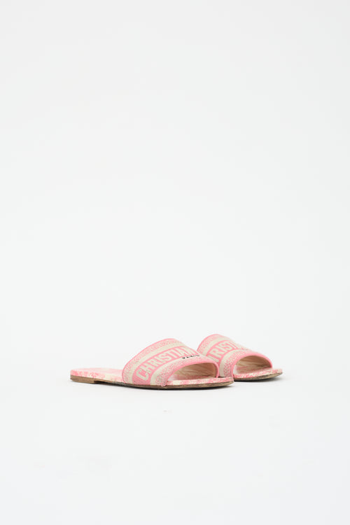 Dior Embroidered Dway Slide