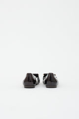Louis Vuitton Vernis Logo Ballet Flat