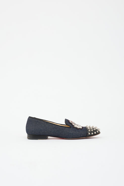 Christian Louboutin Denim Intern Loafer