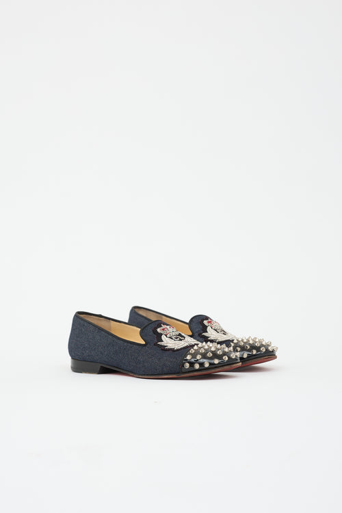 Christian Louboutin Denim Intern Loafer
