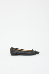 Chanel Leather CC Ballet Flat