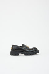 Gucci Leather Lug Sole Loafer