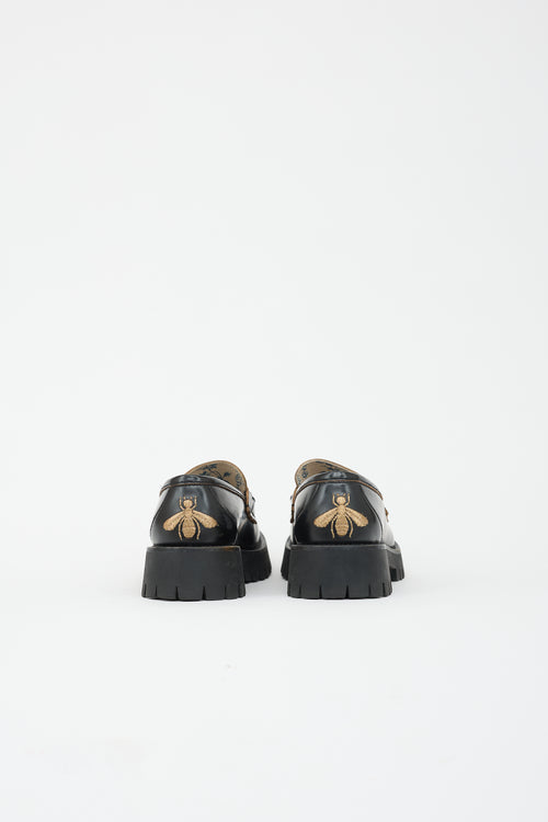 Gucci Leather Lug Sole Loafer