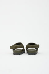Prada Quilted Leather Logo Sandal