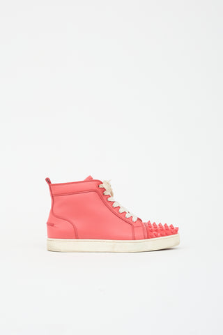 Christian Louboutin Leather Louis Orlato Spike Sneaker