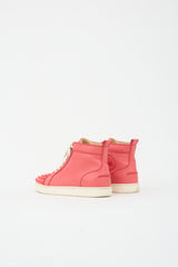 Christian Louboutin Leather Louis Orlato Spike Sneaker