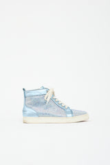 Christian Louboutin Leather Crystal Louis Orlato Sneaker