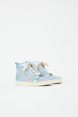 Christian Louboutin Leather Crystal Louis Orlato Sneaker
