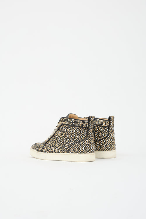 Christian Louboutin Woven Leather Louis Orlato Sneaker