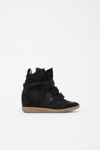 Isabel Marant Suede Bekett Wedge Sneaker