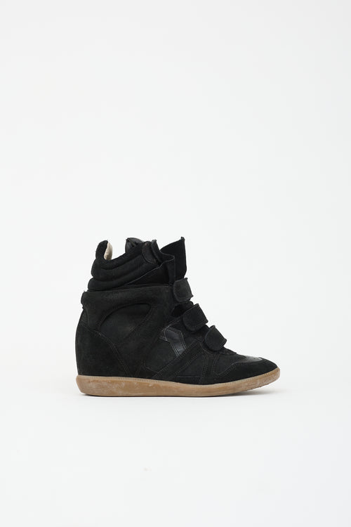 Isabel Marant Suede Bekett Wedge Sneaker
