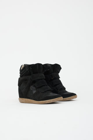 Isabel Marant Suede Bekett Wedge Sneaker