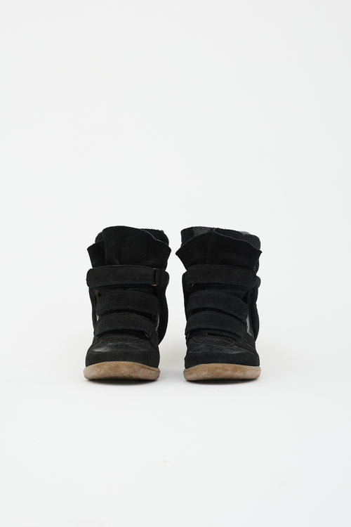 Isabel Marant Suede Bekett Wedge Sneaker