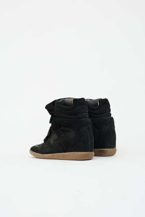 Isabel Marant Suede Bekett Wedge Sneaker
