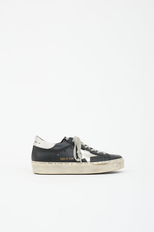 Golden Goose Leather Hi Star Sneaker