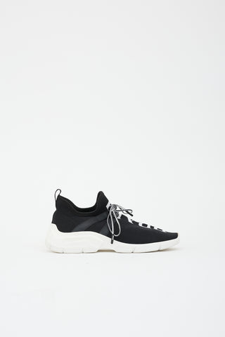 Prada Knit Logo Sock Sneaker