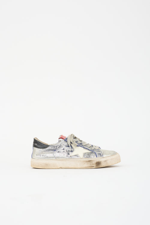 Golden Goose Textured Leather May Sneaker