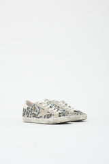 Golden Goose Glitter & Suede Super Star Sneaker
