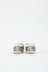 Golden Goose Glitter & Suede Super Star Sneaker