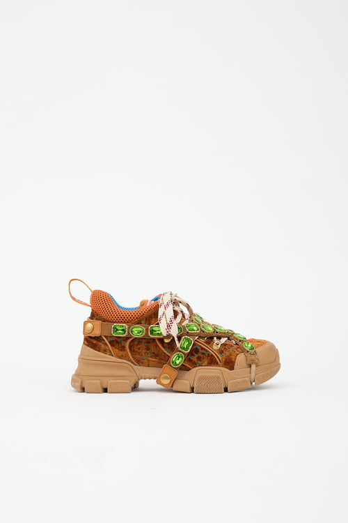 Gucci Velvet GG Flashtrek Sneaker