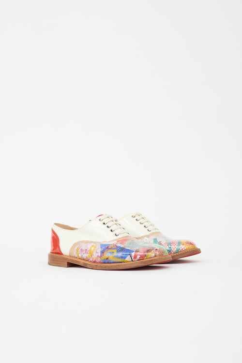 Christian Louboutin Patent Havana Trash Oxford