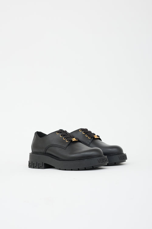 Versace Leather Medusa Derby