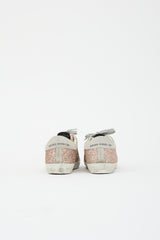 Golden Goose Glitter & Suede Super Star Sneaker