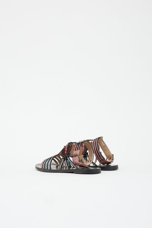 Valentino Patent Heart Sandal