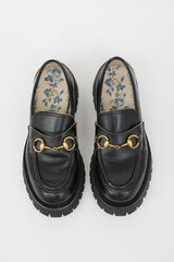 Gucci Leather Lug Sole Loafer