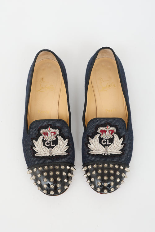 Christian Louboutin Denim Intern Loafer