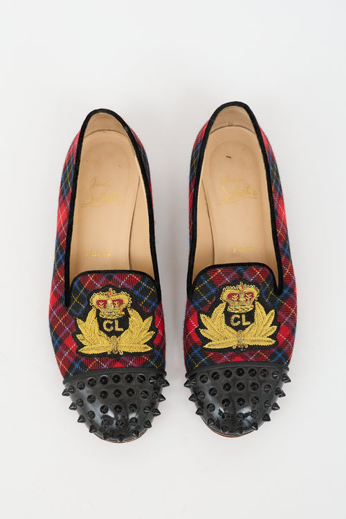 Christian Louboutin Tartan Intern Loafer