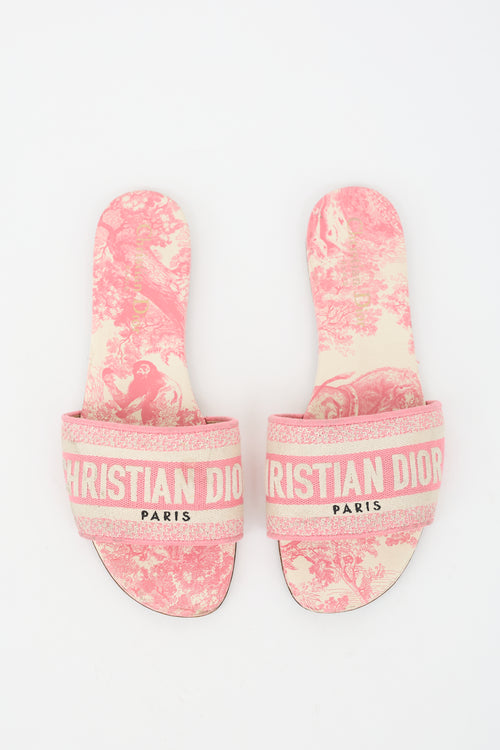 Dior Embroidered Dway Slide