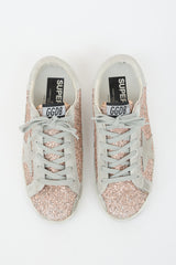 Golden Goose Glitter & Suede Super Star Sneaker