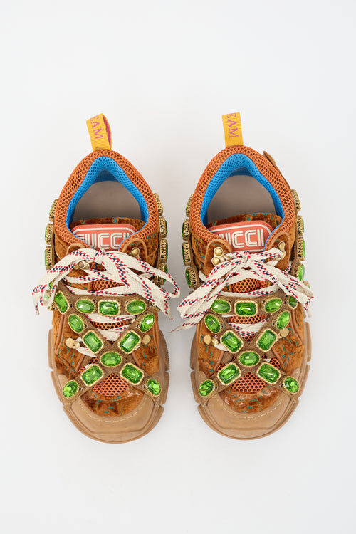 Gucci Velvet GG Flashtrek Sneaker